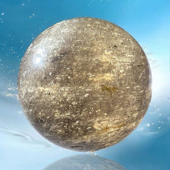 Smoky Quartz‎ Crystal Sphere Marble (#9) - Picture 1 of 9